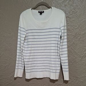 Kirkland Signature Women's Cream Ribbed Top Size L
